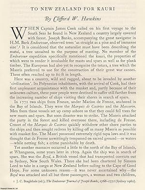 Image du vendeur pour To New Zealand for Kauri. An original article from the Mariner's Mirror, 1966. mis en vente par Cosmo Books