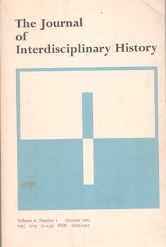 Seller image for The Journal of Interdisciplinary History, Vol. IV, Number 1, Summer 1973, 6/73. for sale by Wittenborn Art Books
