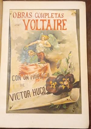 Imagen del vendedor de OBRAS COMPLETAS DE VOLTAIRE CON UN PRLOGO DE VCTOR HUGO. 4 Tomos a la venta por Libreria Anticuaria Camino de Santiago