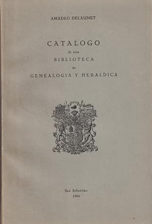 Immagine del venditore per CATLOGO DE UNA BIBLIOTECA DE GENEALGICA Y HERLDICA. venduto da Librera Torren de Rueda