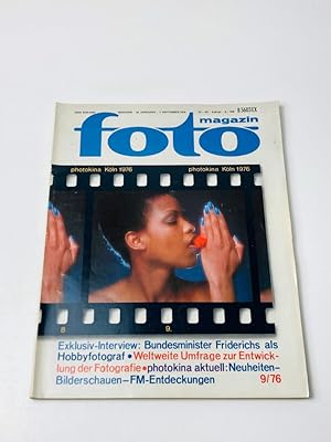 Image du vendeur pour Foto-Magazin | Heft 9, September 1976 mis en vente par BcherBirne