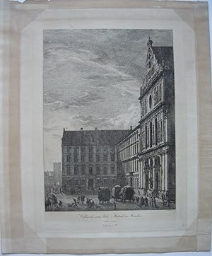 Bild des Verkufers fr Hofkirche zum heil. Michael in Mnchen, erbaut 1585". zum Verkauf von Antiquariat Werner Steinbei