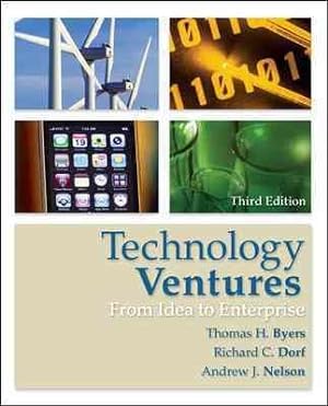 Image du vendeur pour Technology Ventures : From Idea to Enterprise mis en vente par GreatBookPrices