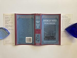 DUST JACKET for 'American Notes and Pictures from Italy'