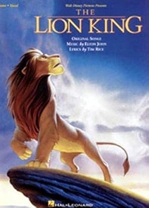 Bild des Verkufers fr The " Lion King: Piano/Vocal (Music): Music from the Motion Picture Soundtrack zum Verkauf von WeBuyBooks