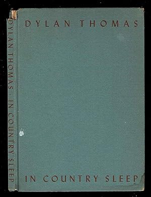 Seller image for In Country Sleep and other poems by Dylan Thomas for sale by Bookworks