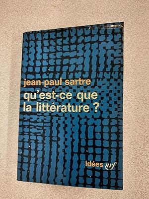 Seller image for Qu'est-ce que la littrature for sale by Dmons et Merveilles
