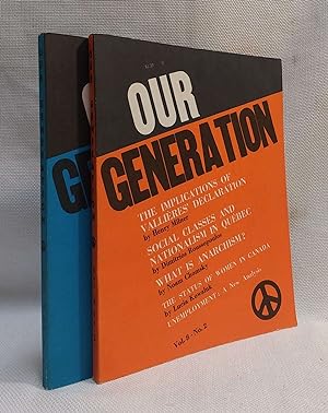 Image du vendeur pour Our Generation [two issues (vol. 8 no. 2 & 4)] mis en vente par Book House in Dinkytown, IOBA