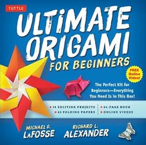 Bild des Verkufers fr Ultimate Origami for Beginners Kit : The Perfect Kit for Beginners-Everything you Need is in This Box!: Kit Includes Origami Book, 19 Projects, 62 Origami Papers & Video Instructions zum Verkauf von AHA-BUCH GmbH