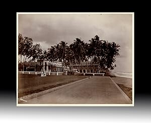 [Ceylon] 19th Century Photograph of Sri Lanka's Galle Face Hotel