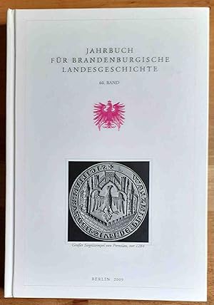 Immagine del venditore per Jahrbuch fr Brandenburgische Landesgeschichte. 60. Band venduto da VersandAntiquariat Claus Sydow