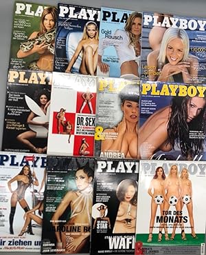 12 Hefte Playboy 20052007.
