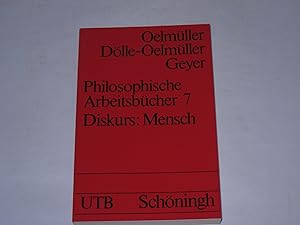 Seller image for Diskurs: Mensch. (Philosophische Arbeitsbcher 7) for sale by Der-Philo-soph