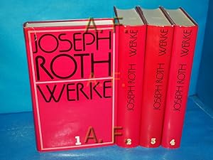 Bild des Verkufers fr Joseph Roth Werke, in 4 Bnden. zum Verkauf von Antiquarische Fundgrube e.U.
