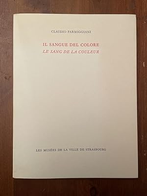 Bild des Verkufers fr Il sangue del colore - Le sang de la couleur zum Verkauf von Librairie des Possibles