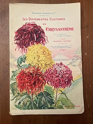 Seller image for Les diffrentes cultures du chrysanthme for sale by Librairie des Possibles