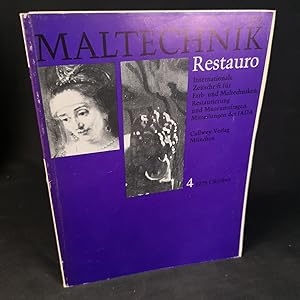 Immagine del venditore per Maltechnik 1 - Restauro: Internationale Zeitschrift fr Farb- und Maltechniken, Restaurierung und Museumsfragen. Jahrgang 1978, Heft 4. venduto da ANTIQUARIAT Franke BRUDDENBOOKS