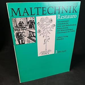 Immagine del venditore per Maltechnik 1 - Restauro: Internationale Zeitschrift fr Farb- und Maltechniken, Restaurierung und Museumsfragen. Jahrgang 1982, Heft 2. venduto da ANTIQUARIAT Franke BRUDDENBOOKS