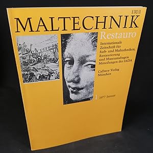 Seller image for Maltechnik 1 - Restauro: Internationale Zeitschrift fr Farb- und Maltechniken, Restaurierung und Museumsfragen. Jahrgang 1977, Heft 1. for sale by ANTIQUARIAT Franke BRUDDENBOOKS