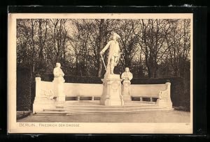 Bild des Verkufers fr Ansichtskarte Berlin, Denkmal Friedrich der Grosse zum Verkauf von Bartko-Reher