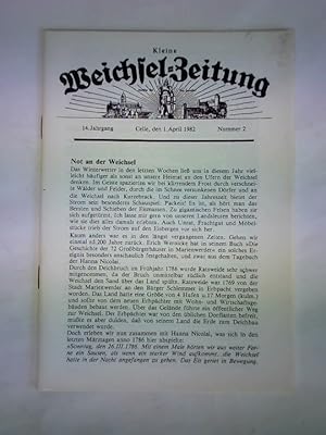 Bild des Verkufers fr Kleine Weichsel-Zeitung - Mitteilungen des Heimatkreistages, 14. Jahrgang 1982, Nummer 2, (Celle, den 1. April) zum Verkauf von Celler Versandantiquariat