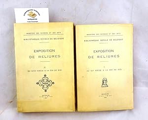 Imagen del vendedor de Exposition de Reliures. ZWEI (2) Bnde. Bibliotheque royale de Belgique I: Du XII e siecle a la fin du XVIe. - II. Du XVIIe siecle a la fin du XIX . a la venta por Chiemgauer Internet Antiquariat GbR