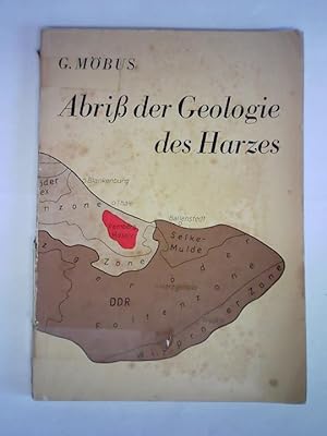 Bild des Verkufers fr Abri der Geologie des Harzes zum Verkauf von Celler Versandantiquariat