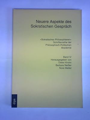 Seller image for Neuere Aspekte des Sokratischen Gesprchs for sale by Celler Versandantiquariat