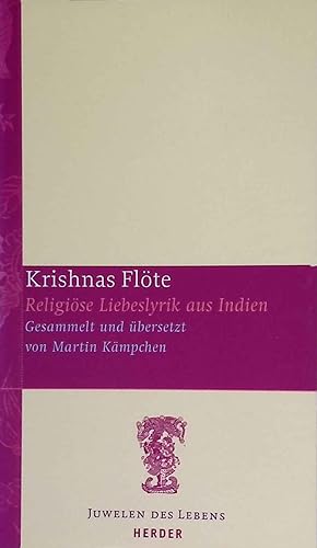 Seller image for Krishnas Flte, Religise Liebeslyrik aus Indien. for sale by books4less (Versandantiquariat Petra Gros GmbH & Co. KG)