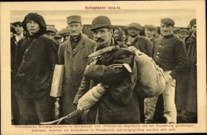 Ansichtskarte / Postkarte Darmstadt in Hessen, Französische Kriegsgefangene, I WK