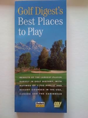 Immagine del venditore per Golf Digest's Best Places to Play (Fodor's Sports) venduto da WeBuyBooks