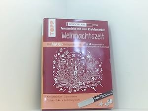 Bild des Verkufers fr Maxi-Vorlagenmappe Fensterdeko mit dem Kreidemarker - Weihnachtszeit. Inkl. Original Kreul-Kreidemarker: 10 Vorlagebgen mit Motiven in Originalgre, Anleitungsheft + smtliche Motive als Download 10 Vorlagebgen mit Motiven in Originalgre, Anleitungsheft mit zahlreichen Ideen, smtliche Motive als Download zum Verkauf von Book Broker