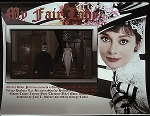 My Fair Lady Lot of Sixteen 8 1/2" x 11" Reproduction Photos 1964 Audrey Hepburn Rare!