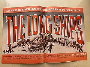 Bild des Verkufers fr The Long Ships Pressbook 1964 Richard Widmark, Sidney Poitier, Russ Tamblyn zum Verkauf von AcornBooksNH