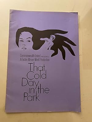 Image du vendeur pour That Cold Day in the Park Pressbook 1969 Sandy Dennis, Robert Altman! mis en vente par AcornBooksNH