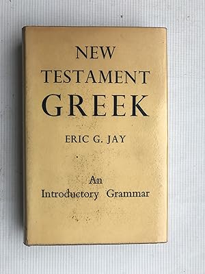 Image du vendeur pour New Testament Greek: An Introductory Grammar mis en vente par Beach Hut Books