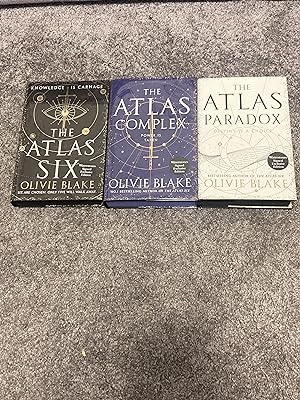 Seller image for THE ATLAS SIX, THE ATLAS PARADOX, THE ATLAS COMPLEX: EXCLUSIVE UK SIGNED FIRST EDITION HARDCOVER SET for sale by Books for Collectors