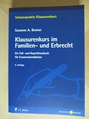 Bild des Verkufers fr Klausurenrecht imk Familien- und Erbrecht Ein Fall unjd Repetitionsbuch fr Examenskanditaten zum Verkauf von Brcke Schleswig-Holstein gGmbH