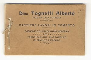 DITTA Tognetti Alberto. Forte dei Marmi. Cantiere lavori in cemento. Corredato di macchinario mod...