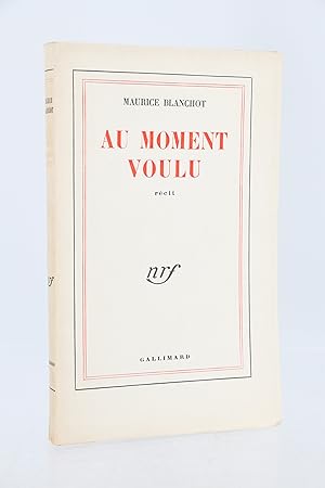 Image du vendeur pour Au moment voulu mis en vente par Librairie Le Feu Follet