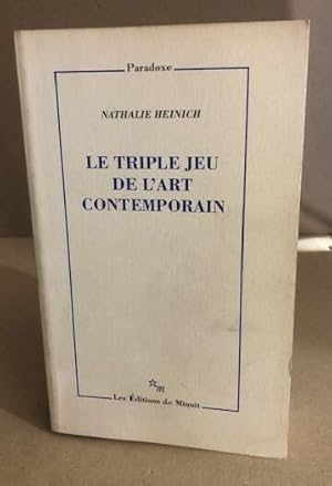 Image du vendeur pour Triple jeu de l'art contemporain (le) mis en vente par librairie philippe arnaiz