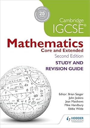 Imagen del vendedor de Cambridge IGCSE Mathematics Study and Revision Guide 2nd edition a la venta por WeBuyBooks 2