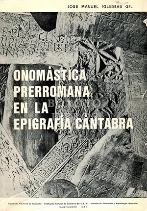 Imagen del vendedor de Onomstica prerromana en la epigrafa cntabra a la venta por Boxoyo Libros S.L.