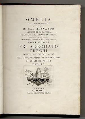Omelia recitata al popolo nel giorno di san Bernardo cardinale di Santa Chiesa vescovo e protetto...
