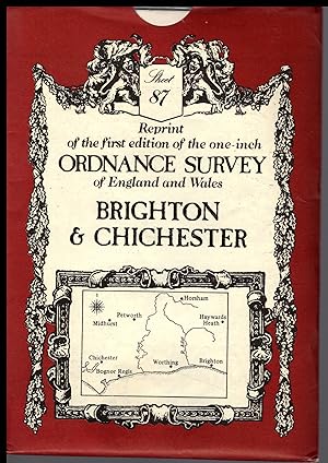 Ordnance Survey Map of MAIDSTONE 1980 Sheet No.87. Reprint of the first edition of the one-inch m...