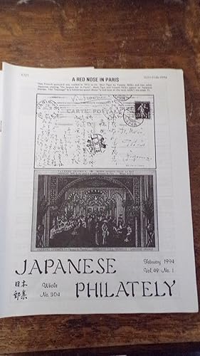 Seller image for Japanese Philately Volume 49 No.1, February 1994 for sale by Tilly's Bookshop