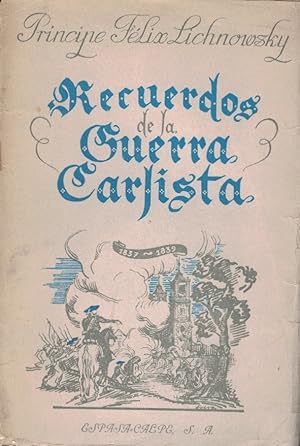 Imagen del vendedor de RECUERDOS DE LA GUERRA CARLISTA (1837-1839) a la venta por Librería Torreón de Rueda