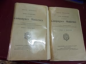 Etude synthétique des principales campagnes modernes