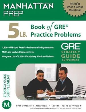 Bild des Verkufers fr 5 lb. Book of GRE Practice Problems zum Verkauf von WeBuyBooks