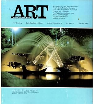 Seller image for Art and Australia. Arts Quarterly Volume 18 Number 3 Autumn 1981 for sale by Literary Cat Books